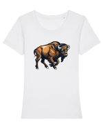 ZIMBRU 2 Tricou mânecă scurtă guler larg fitted Damă Expresser