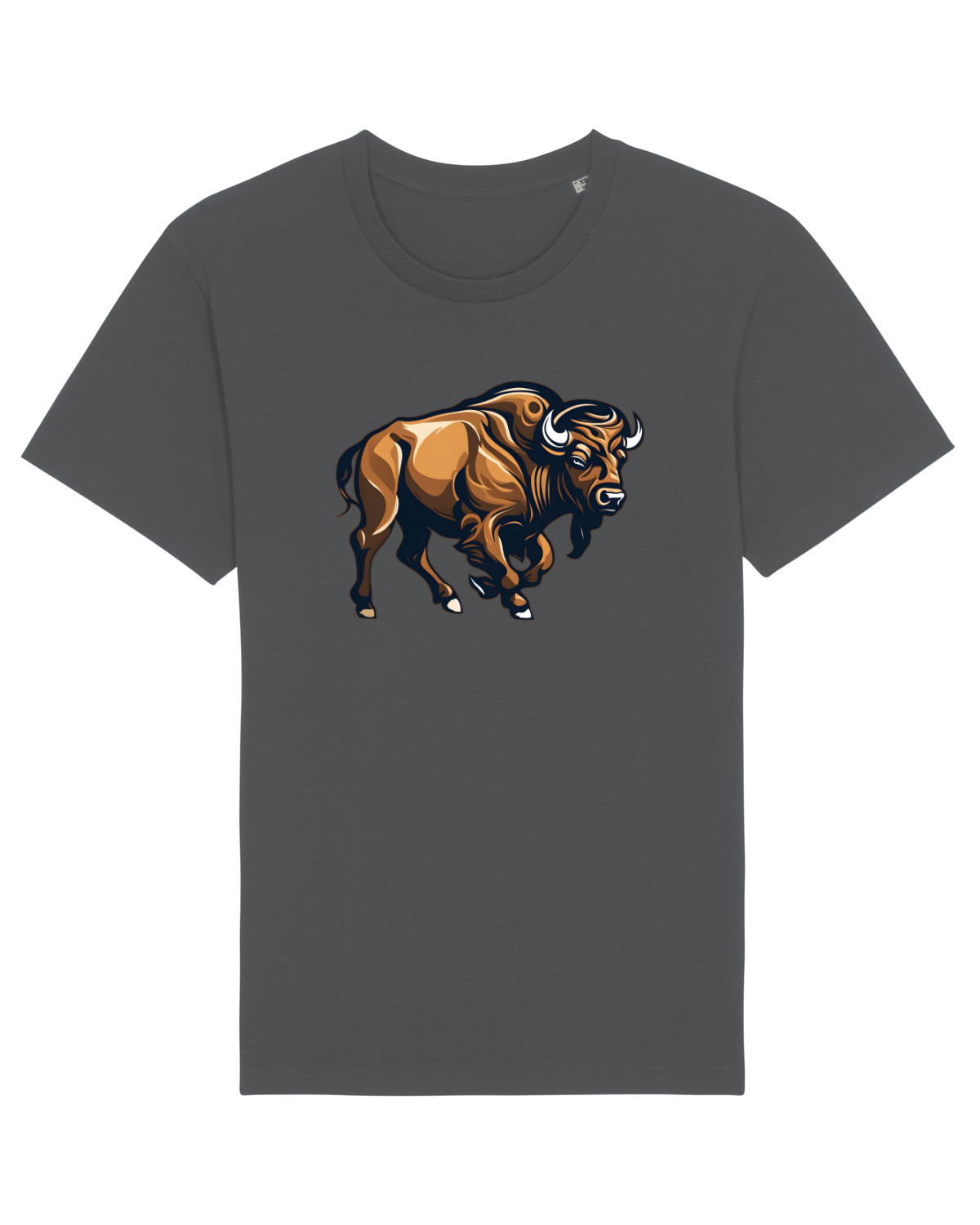 Tricou mânecă scurtă Unisex Rocker Anthracite