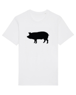 Porc Tricou mânecă scurtă Unisex Rocker