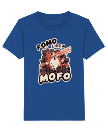 Fomo like a Mofo - Fluffy laser cat Majorelle Blue