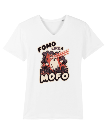 Fomo like a Mofo - Fluffy laser cat White