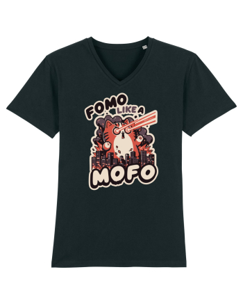 Fomo like a Mofo - Fluffy laser cat Black