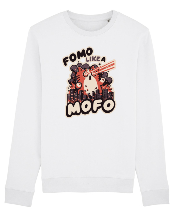 Fomo like a Mofo - Fluffy laser cat White