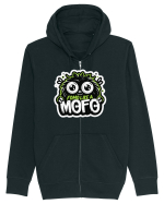 Fomo like a Mofo - Fluffy lgreen monster Hanorac cu fermoar Unisex Connector