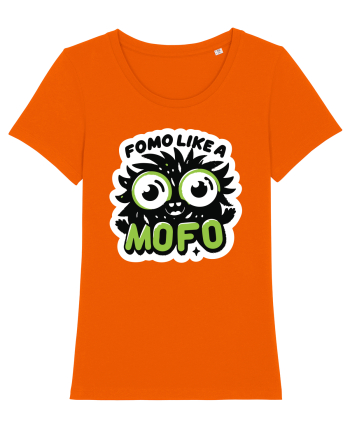Fomo like a Mofo - Fluffy creature 2 Bright Orange