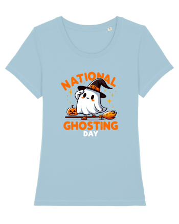 National Ghosting Day - ghost witch Sky Blue