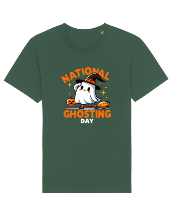 National Ghosting Day - ghost witch Bottle Green
