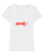 Onfire Tricou mânecă scurtă guler V Damă Evoker