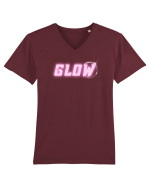 Glow Tricou mânecă scurtă guler V Bărbat Presenter