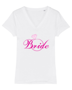Bride Tricou mânecă scurtă guler V Damă Evoker
