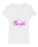 Bride Tricou mânecă scurtă guler V Damă Evoker