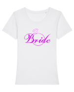 Bride Tricou mânecă scurtă guler larg fitted Damă Expresser