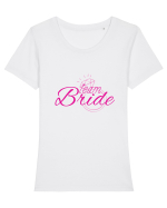 Team Bride  Tricou mânecă scurtă guler larg fitted Damă Expresser