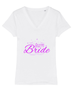 Team Bride  Tricou mânecă scurtă guler V Damă Evoker