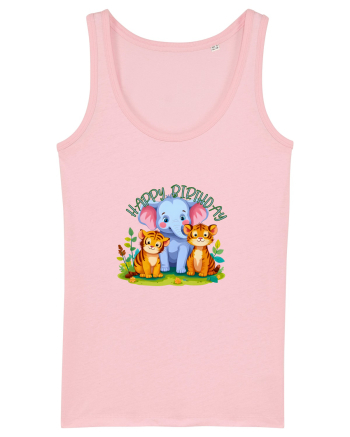 Happy Birthday  Cotton Pink