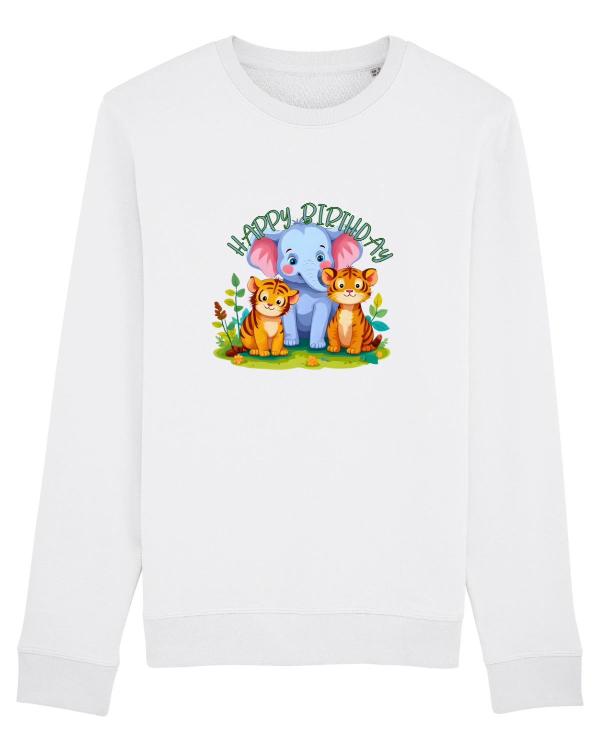Bluză mânecă lungă Unisex Rise White