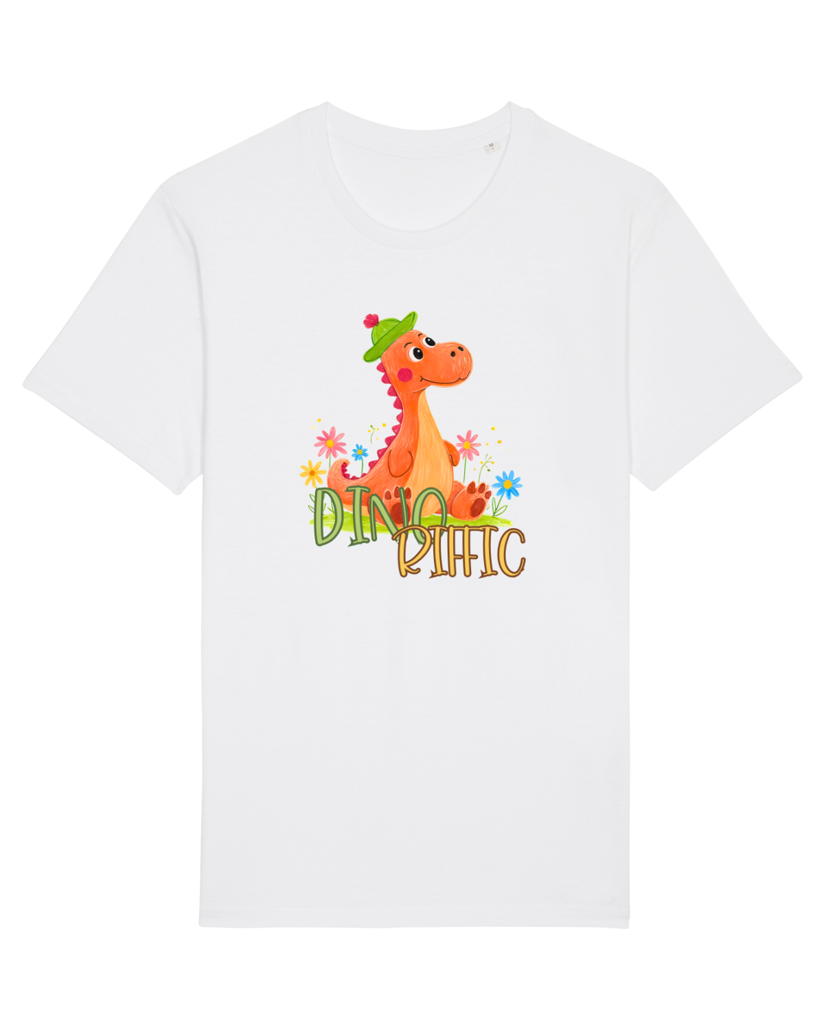 Tricou mânecă scurtă Unisex Rocker White