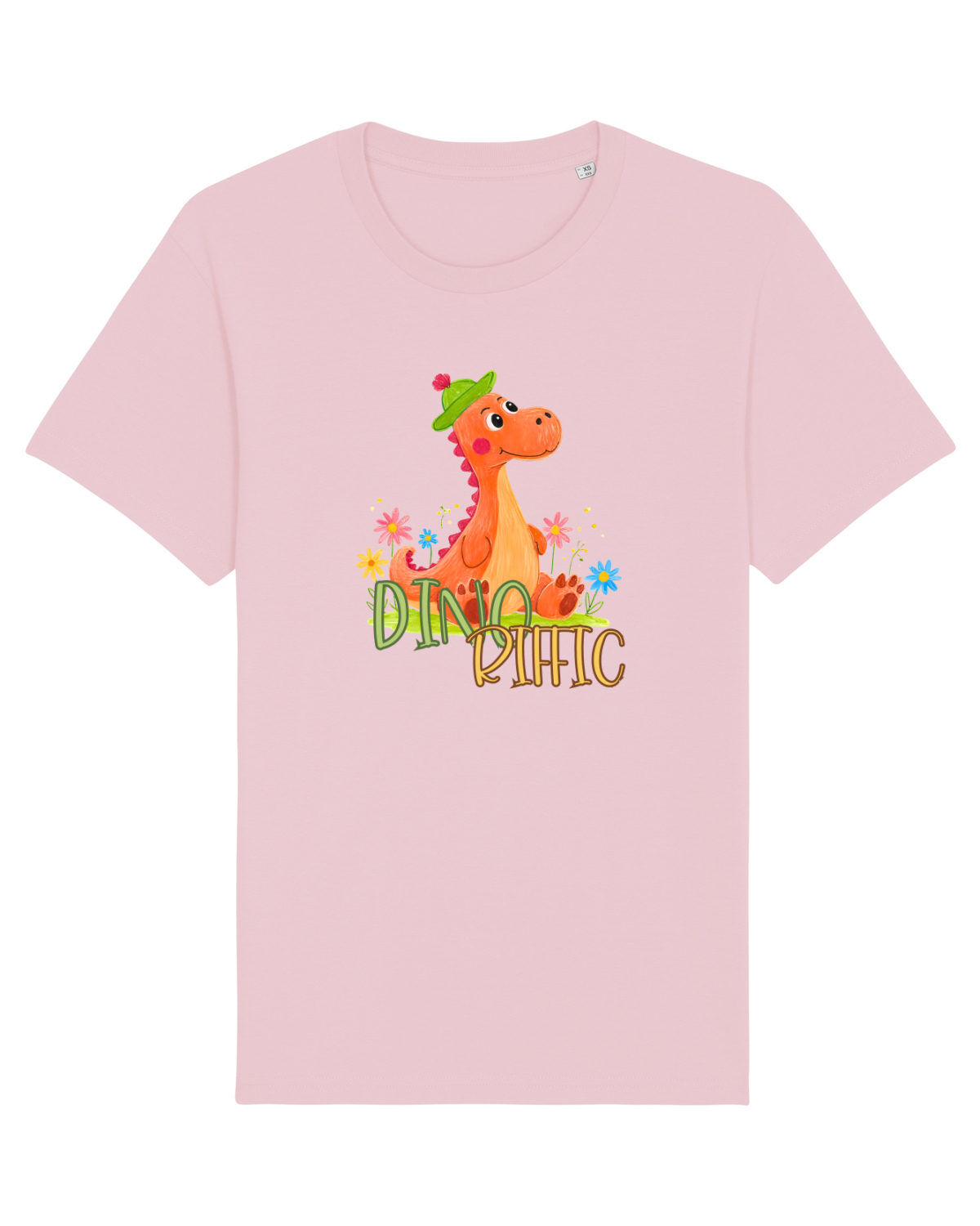 Tricou mânecă scurtă Unisex Rocker Cotton Pink