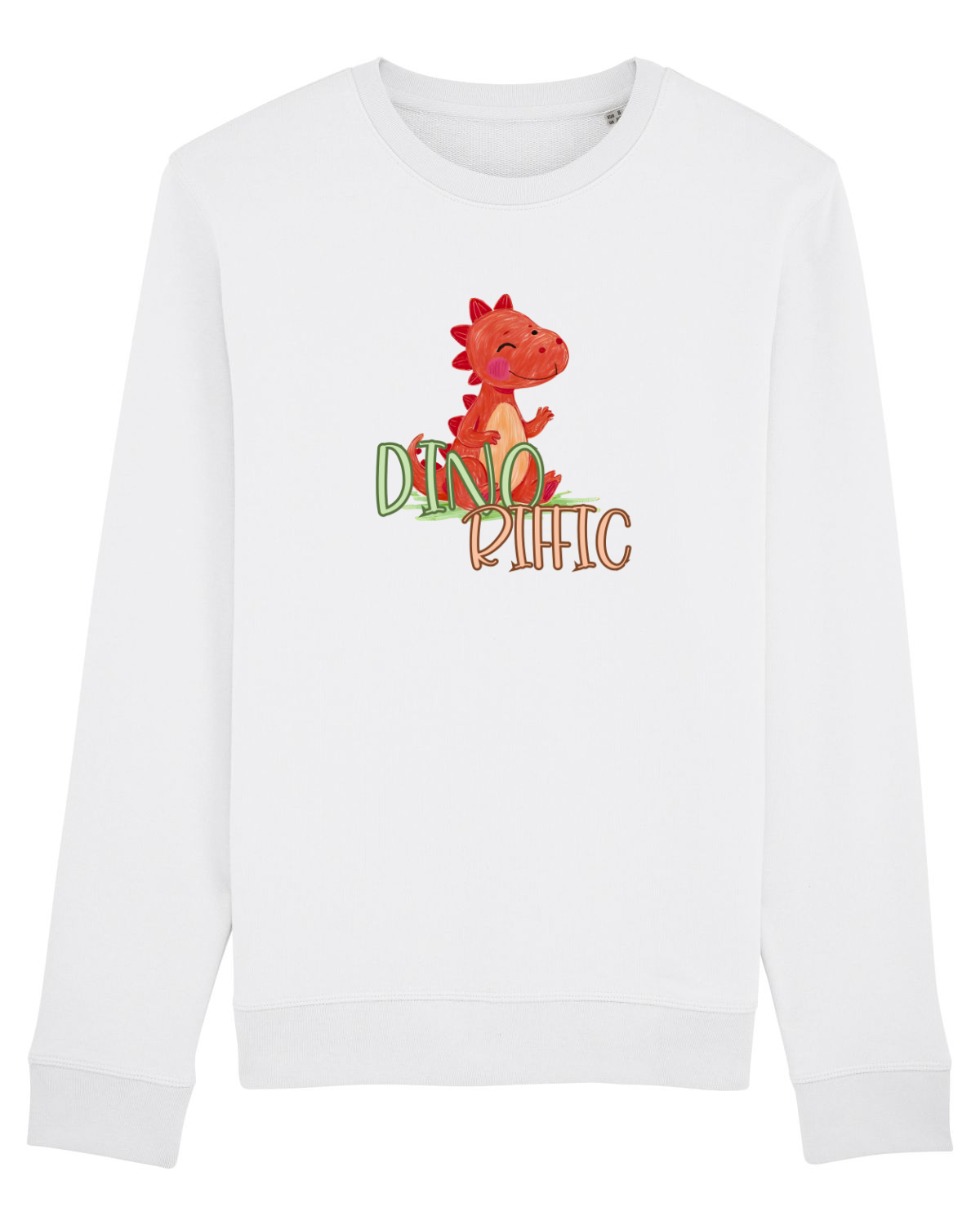 Bluză mânecă lungă Unisex Rise White