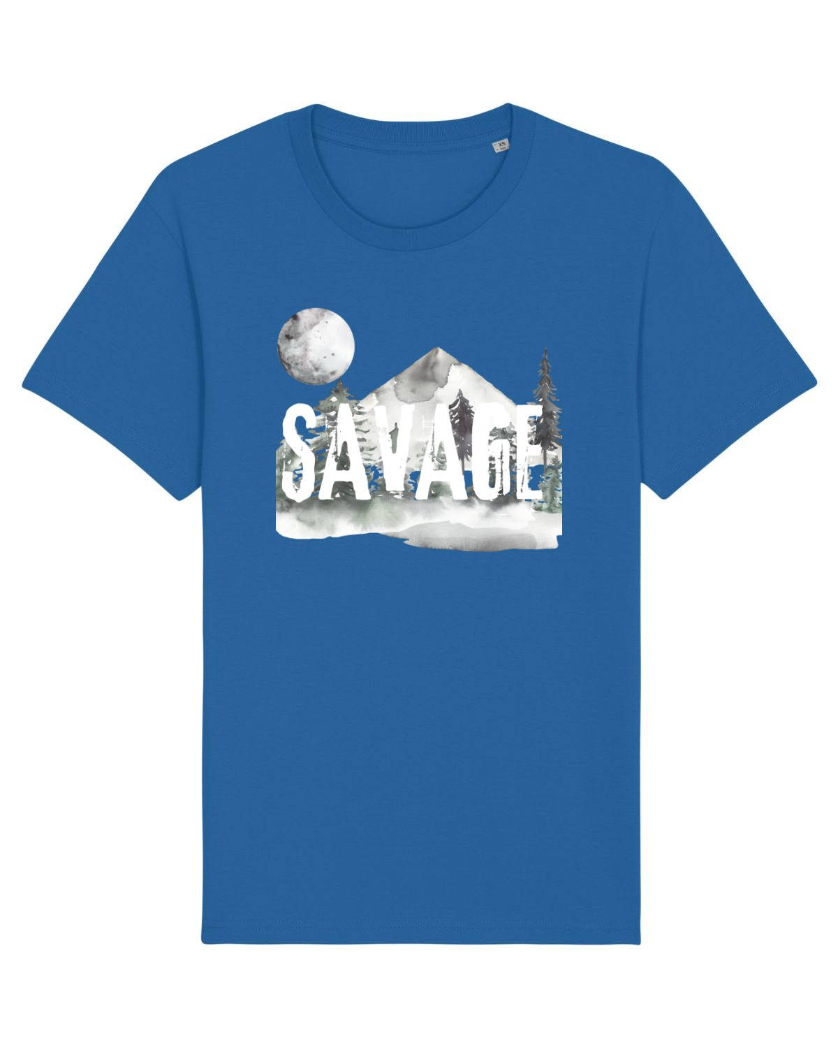 Tricou mânecă scurtă Unisex Rocker Royal Blue