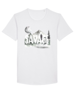 Savage Tricou mânecă scurtă guler larg Bărbat Skater