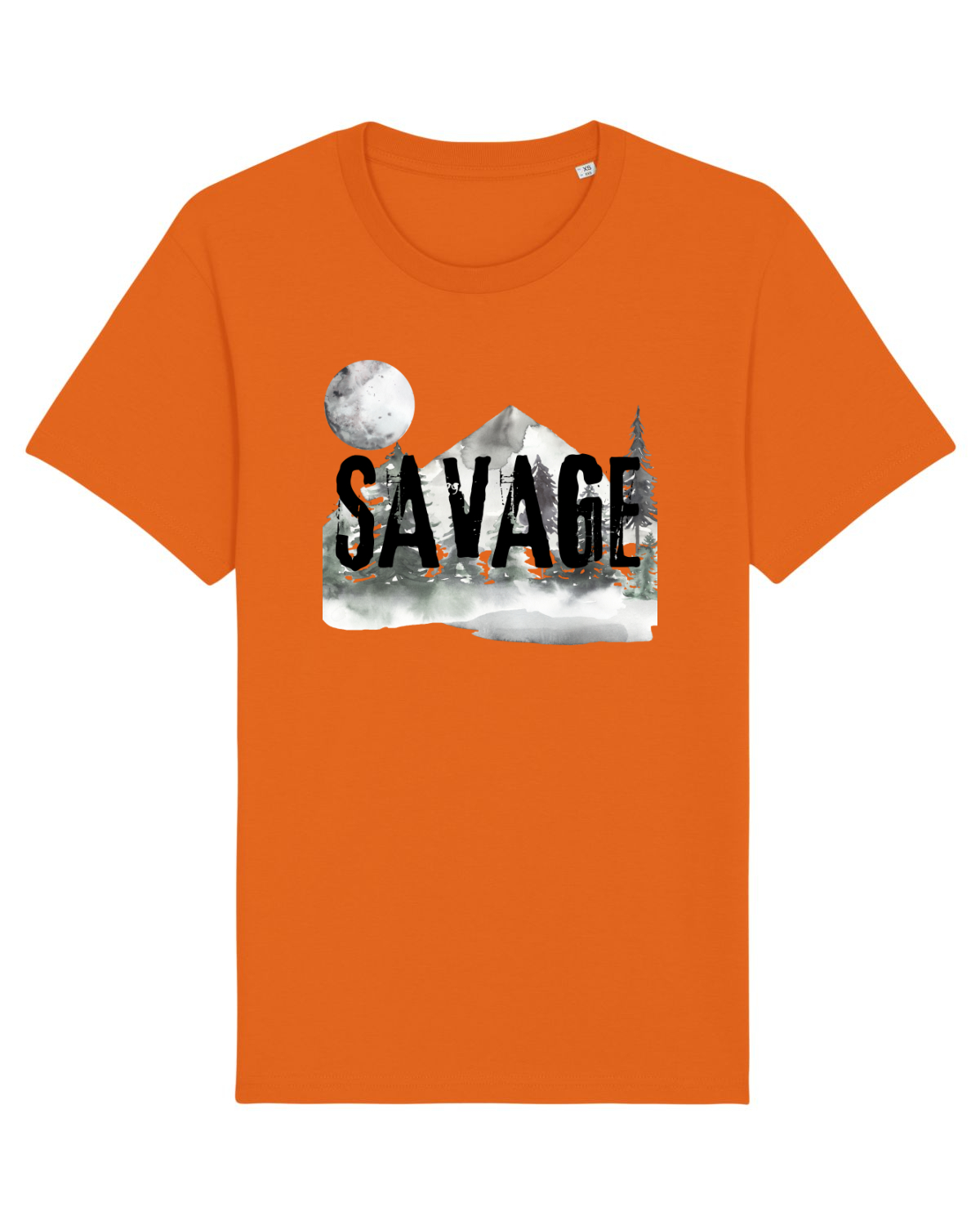 Tricou mânecă scurtă Unisex Rocker Bright Orange