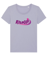 RiseUp Tricou mânecă scurtă guler larg fitted Damă Expresser
