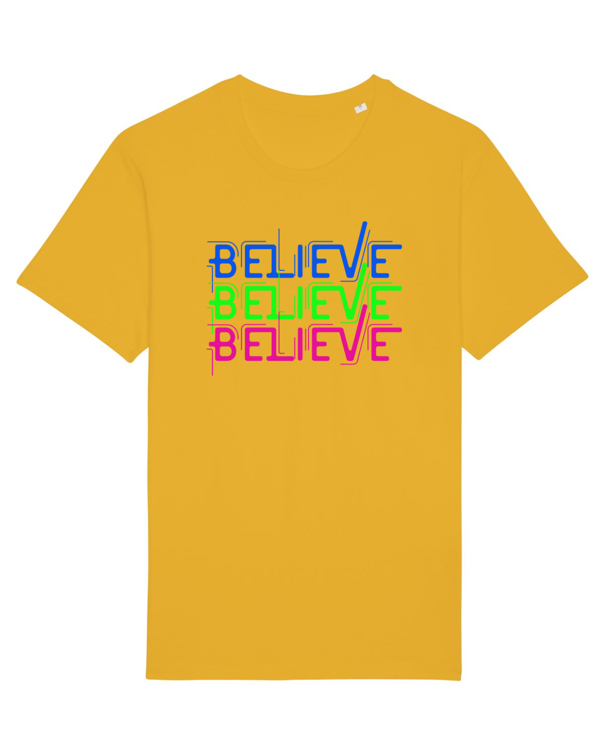Tricou mânecă scurtă Unisex Rocker Spectra Yellow