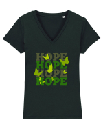 Hope Tricou mânecă scurtă guler V Damă Evoker