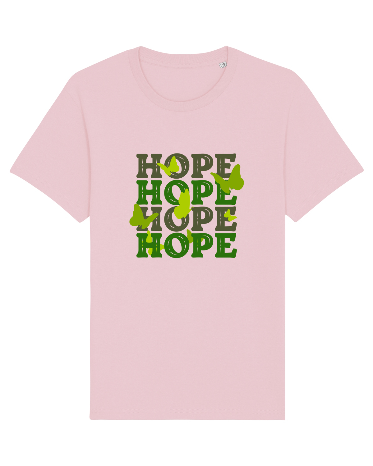 Tricou mânecă scurtă Unisex Rocker Cotton Pink