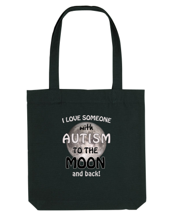 Autism Moon Black