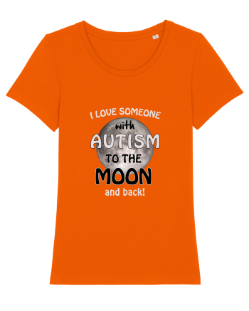 Autism Moon Bright Orange