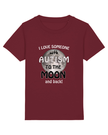 Autism Moon Burgundy