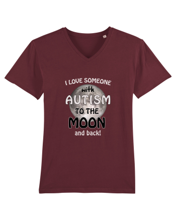 Autism Moon Burgundy