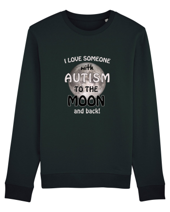Autism Moon Black