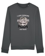 Autism Moon Bluză mânecă lungă Unisex Rise