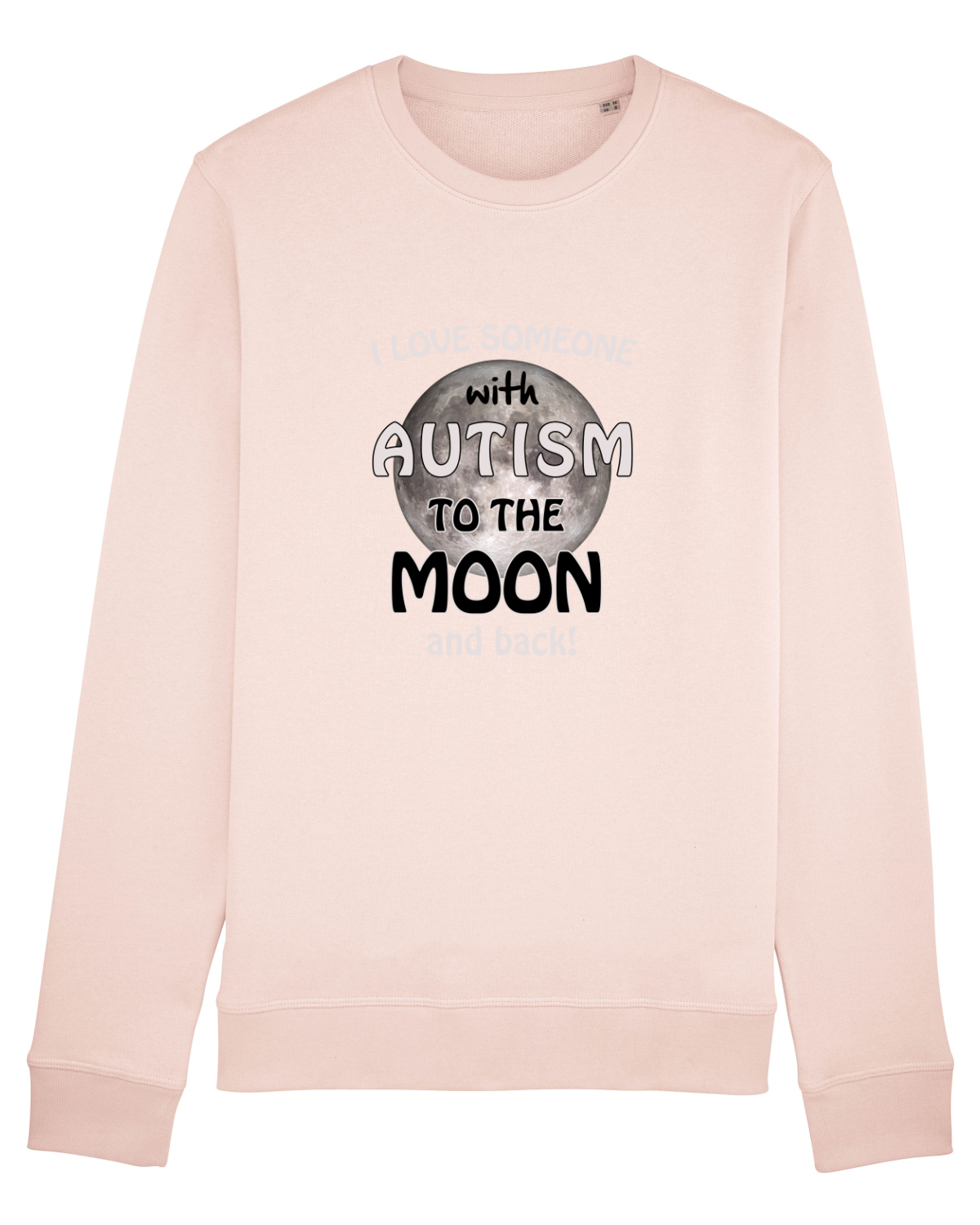 Bluză mânecă lungă Unisex Rise Candy Pink