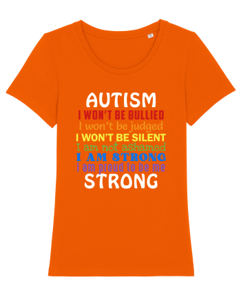 Autism Strong Bright Orange