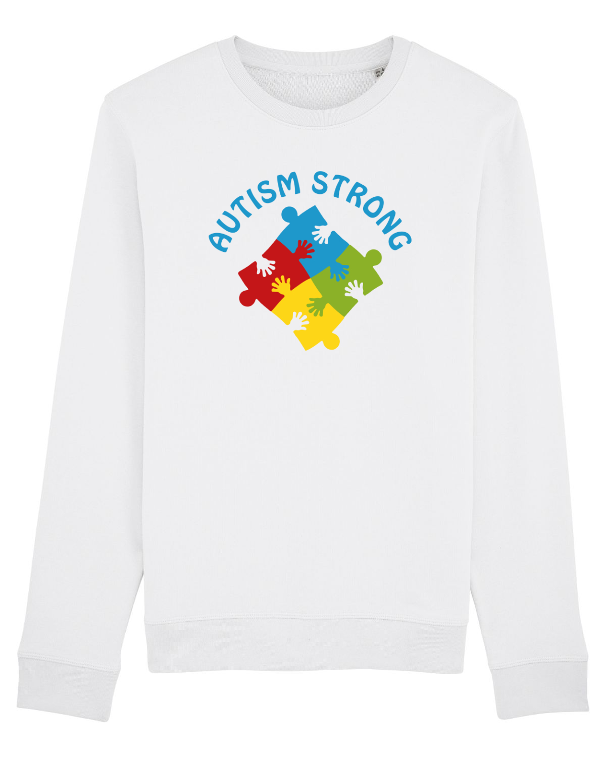 Bluză mânecă lungă Unisex Rise White