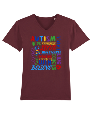 Autism Burgundy