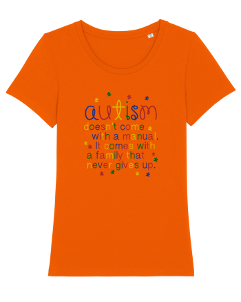 Autism  Bright Orange