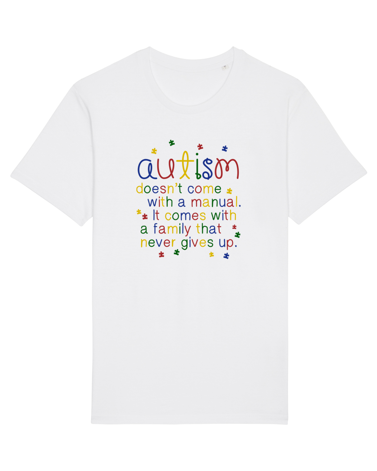 Tricou mânecă scurtă Unisex Rocker White