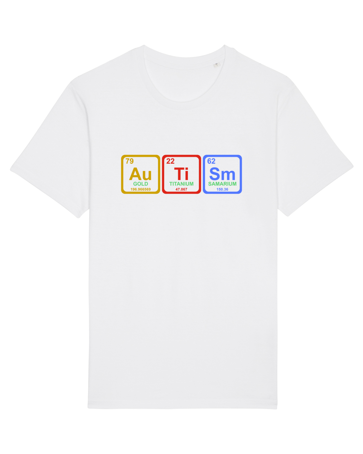 Tricou mânecă scurtă Unisex Rocker White