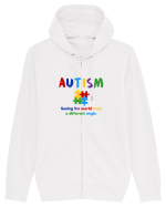 AUTISM   Hanorac cu fermoar Unisex Connector