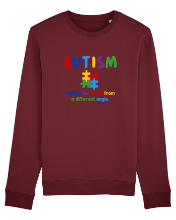 AUTISM   Burgundy