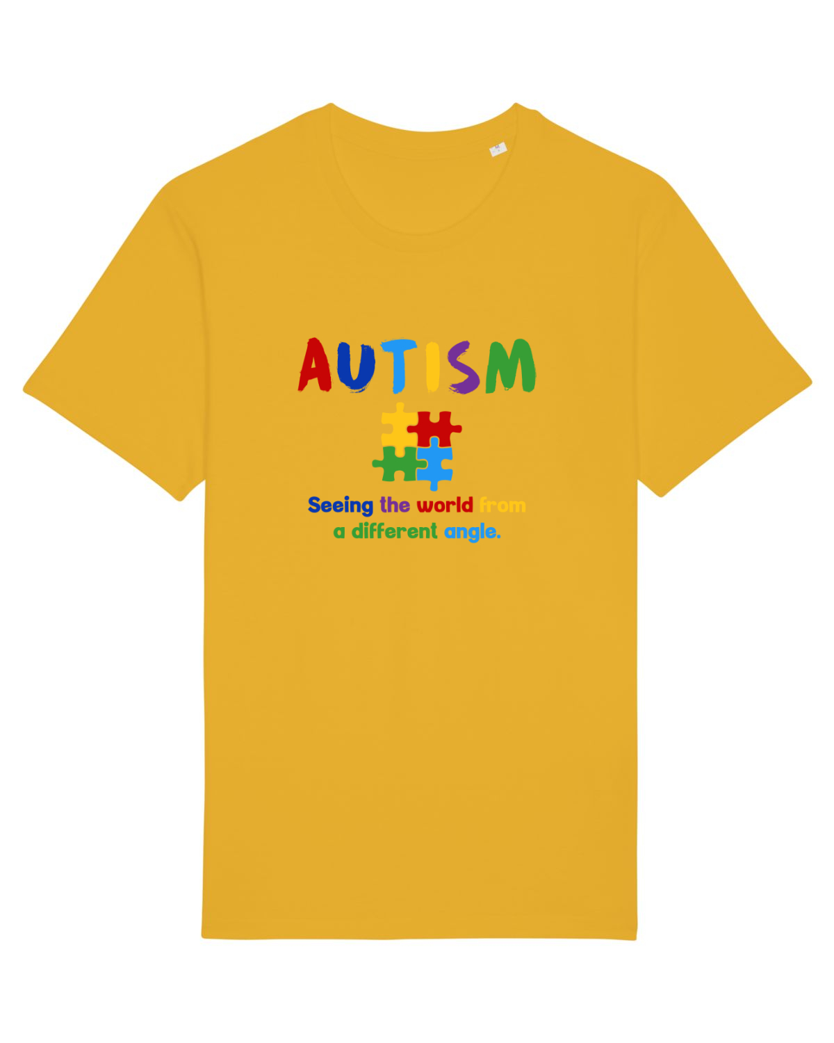 Tricou mânecă scurtă Unisex Rocker Spectra Yellow