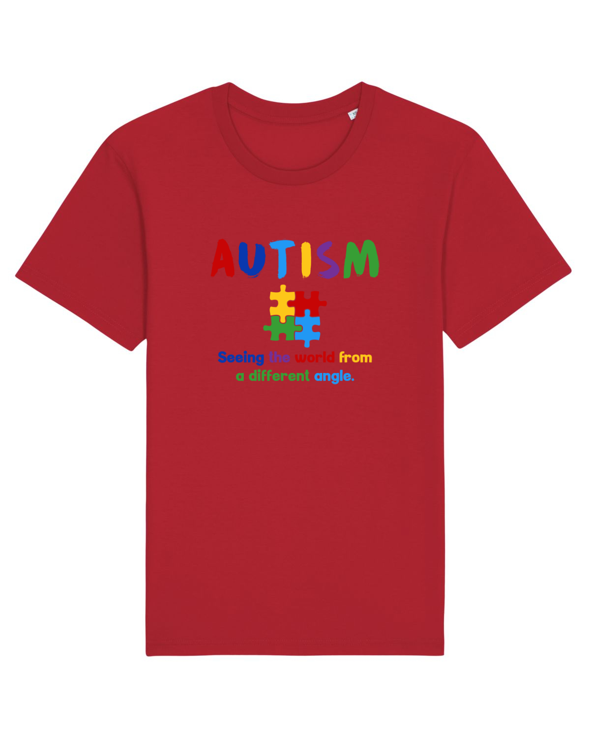 Tricou mânecă scurtă Unisex Rocker Red