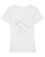 Zodia şi constelaţia Gemenilor Tricou mânecă scurtă guler larg fitted Damă Expresser