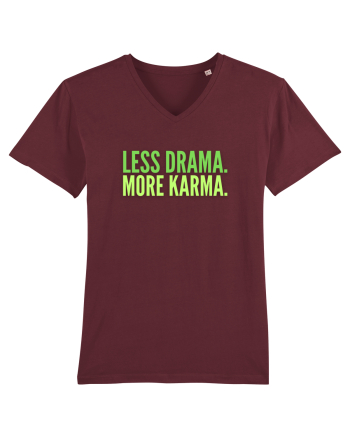 Lees Drama.More Karma. Burgundy
