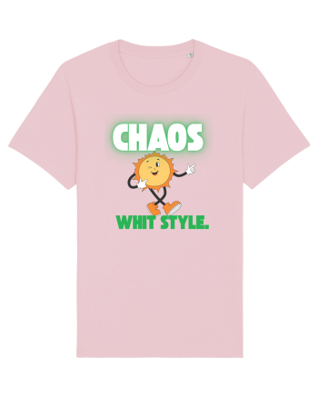 Chaos whit style Cotton Pink